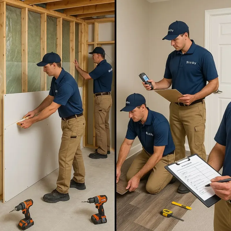 Repairs and Reconstruction process in Oklahoma County, OK